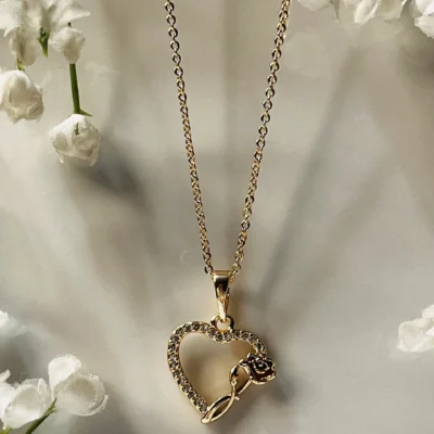 Collar Corazón Rose