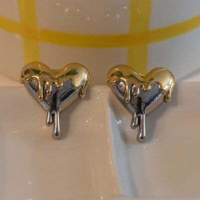 Aretes Corazon Derretido