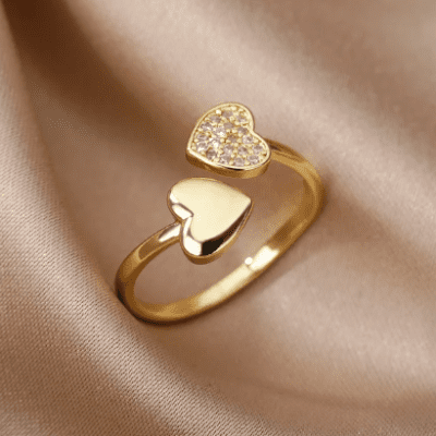 Anillo Regulable Corazones