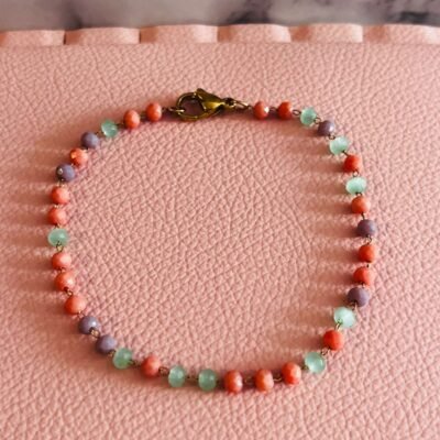 Pulsera Cristales Mora