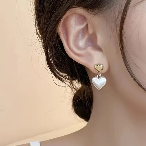 Aretes corazon coqueta - Imagen 4
