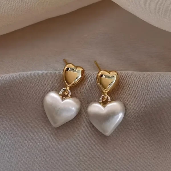 Aretes corazon coqueta - Imagen 3