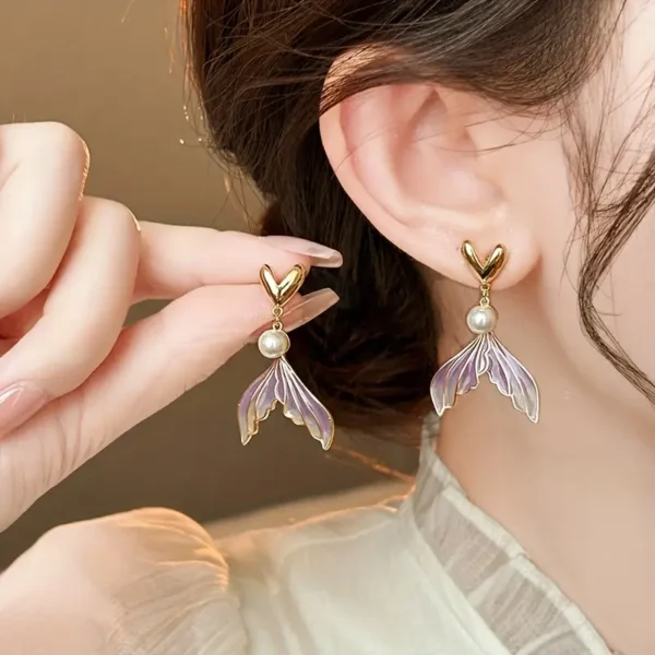 Aretes Cola Sirena