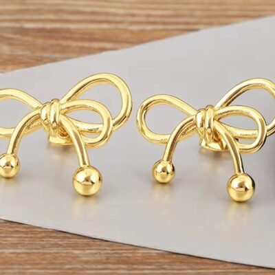 Aretes Lazo Gold