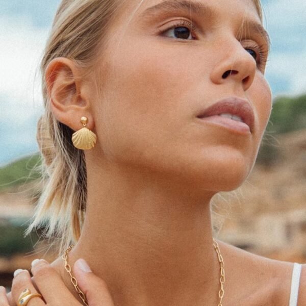 Arete caracola colgante - Imagen 3