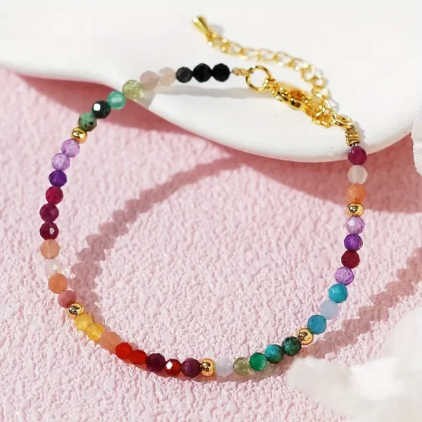 Pulsera piedras de colores