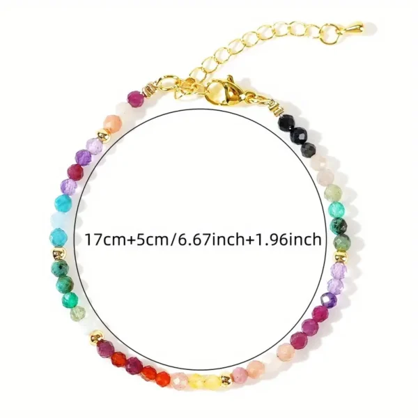 Pulsera piedras de colores - Imagen 3