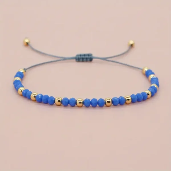 Pulsera ajustable azul