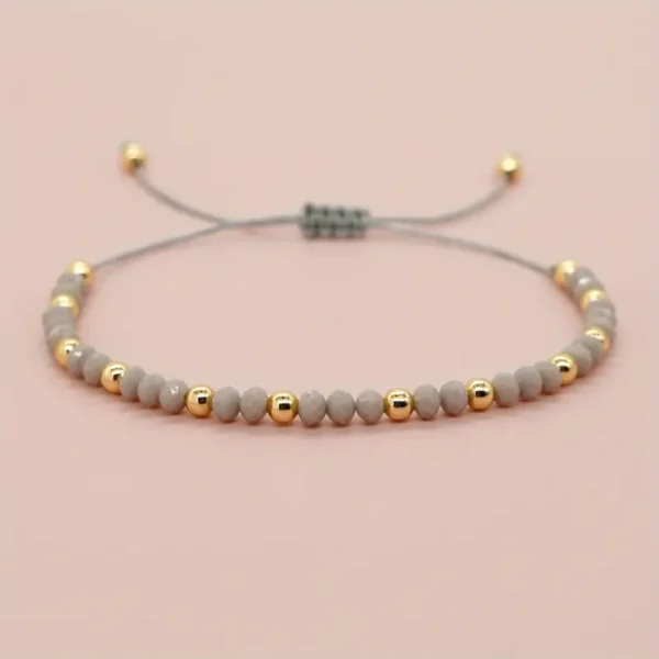 Pulsera ajustable gris