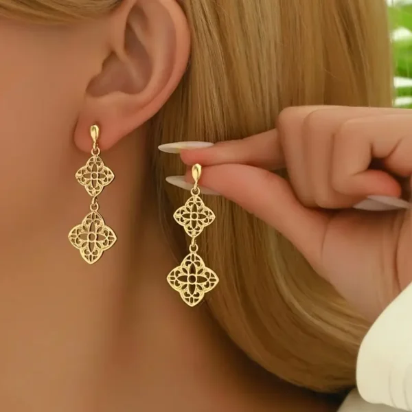 Aretes colgantes bohemio