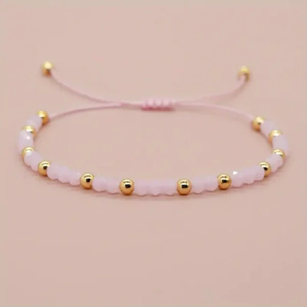 Pulsera ajustable rosa
