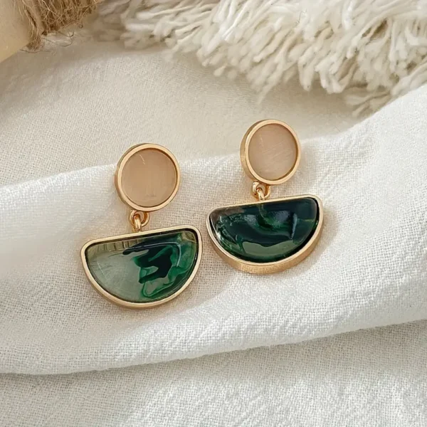 Aretes esmeralda