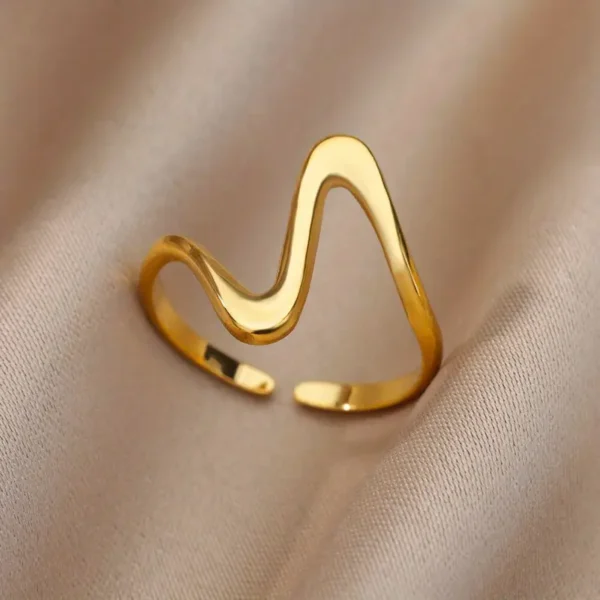 Anillo irregular ajustable