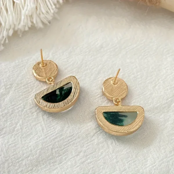 Aretes esmeralda - Imagen 2
