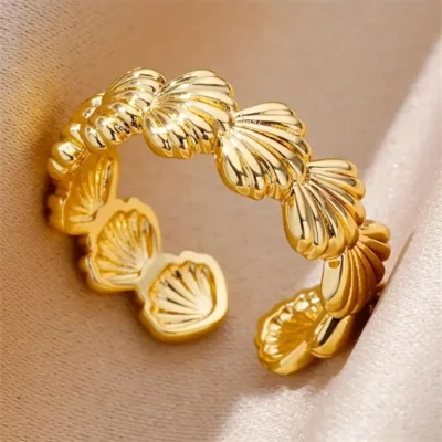 Anillo regulable caracola