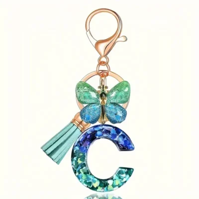 Llavero Azul Inicial C