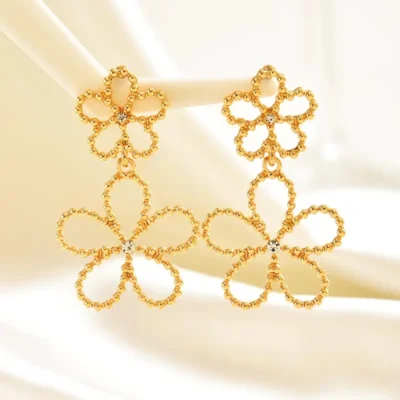Aretes Flores Colgantes