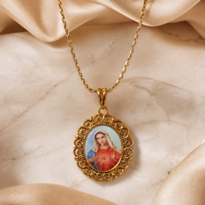 Collar Virgen María