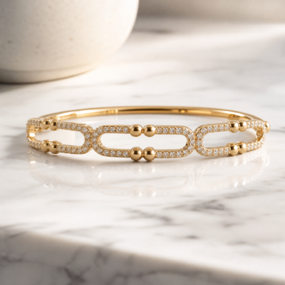 Brazalete chic zirconias