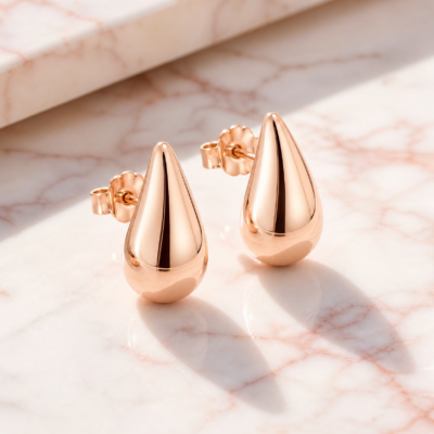Aretes Treardrop Rose Gold