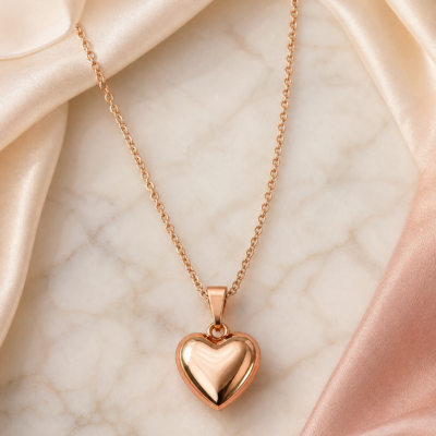 Collar Corazón Gold Rosé